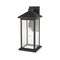 Z-Lite Portland 1 Light Outdoor Wall Sconce, Black & Clear Beveled 531MXL-BK - alternate 4